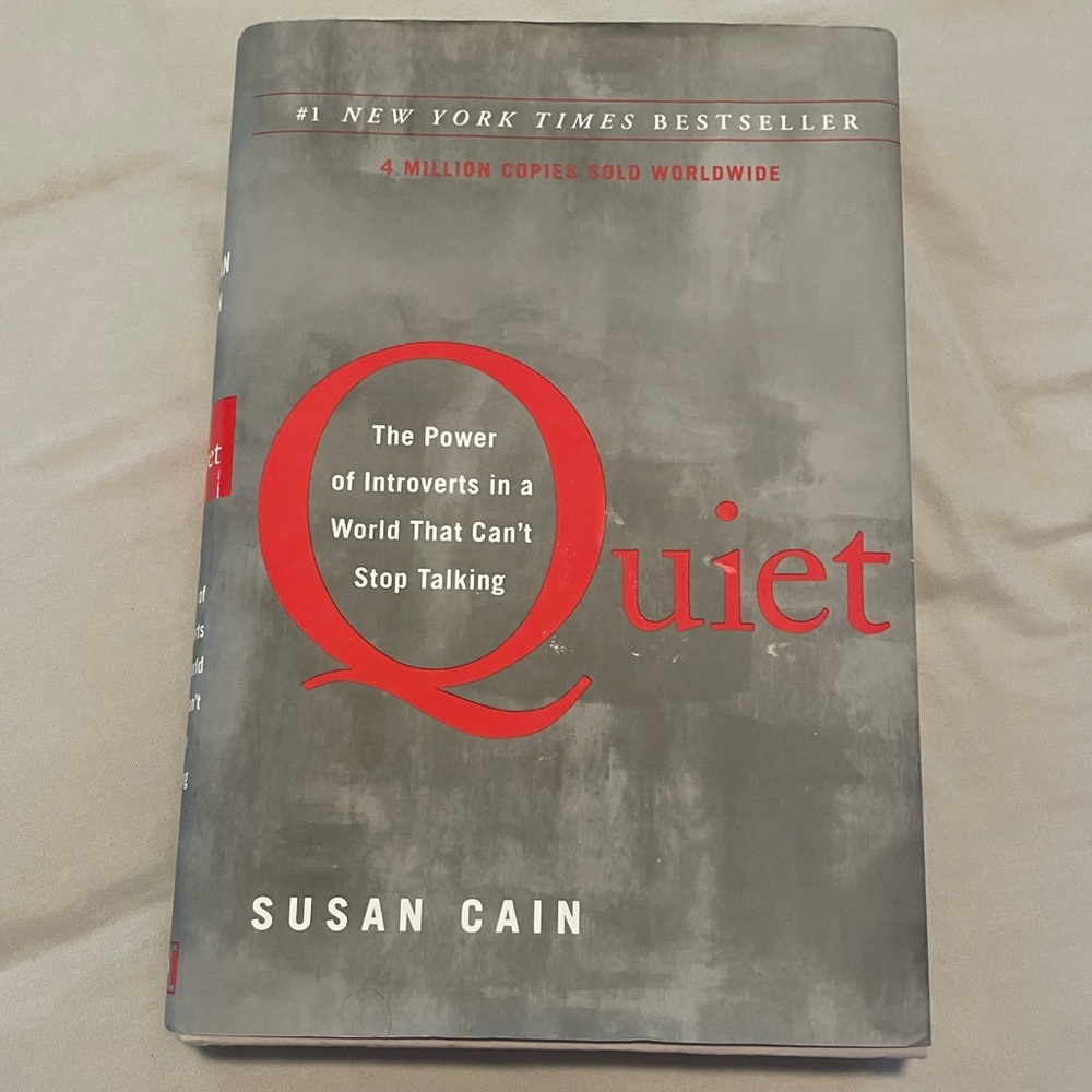 Quiet by Susan Cain Hardcover Book NY Times Bestseller Leadership Guide